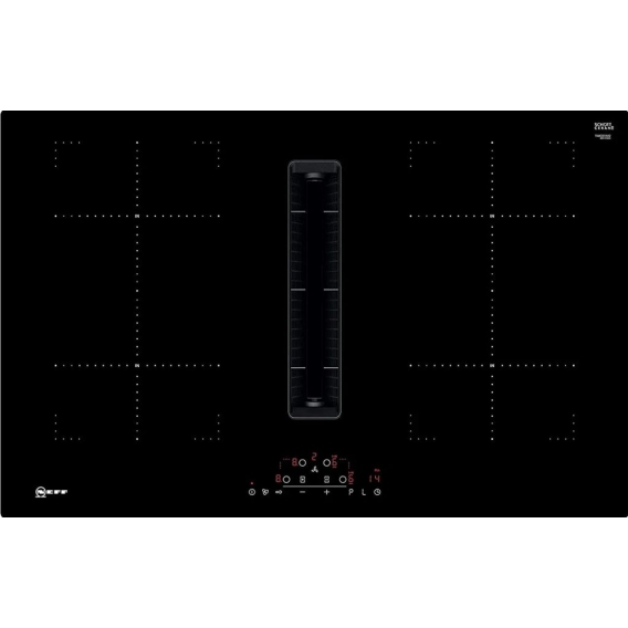 NEFF T48CD7AX2 Induktions-Kochfeld, Glaskeramik, 80,2 cm Breite, 4 Kochstellen, Sensor-Bedienelemente