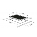 EKC 301-5 Duo-Glaskeramik Kochfeld | Touch Control | Rahmenlos