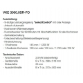 Küppersbusch Elektro-Kochfläche VKE3000.0SR-FO, 30 cm, rahmenlos