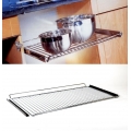 Wesco Einbau Herdrost 900 mm chrom  mit Auflagewinkel Ablage Küchenablage