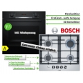 Bosch Backofen HBA534EB0 mit Gas-Kochfeld PCP6A5B90