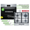 Bosch HERDSET  Backofen HBF114BSO mit Gaskochfeld PCP6A5B90