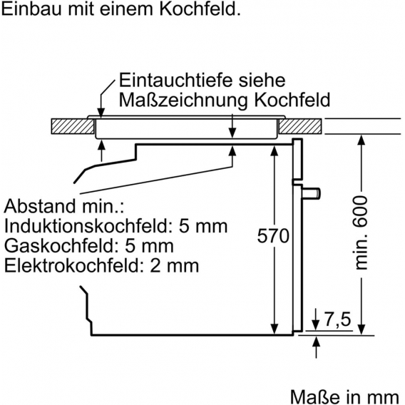 Bosch HND671OS60 Elektro-Herdsets - Edelstahl