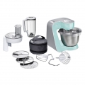 Bosch MUM58020 Küchenmaschine, Kunststoffgehäuse, 1000 Watt, 3,9 l Behälter, Standmixeraufsatz, Küchenmaschinenaufsatz, 8 Geschw