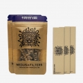 Medusafilters Simple Paket (100 Premium Aktivkohlefilter Ø 6mm + 96 Longpapers Unbleached)