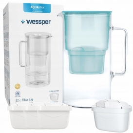More about Glas Wasserfilter Wessper mint mit 4x Filterkartuschen KANNE & WASSERFILTER