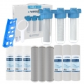 Wessper TripleMax 1'' 3-stufiger Naruric Wasserfilter + Filterset