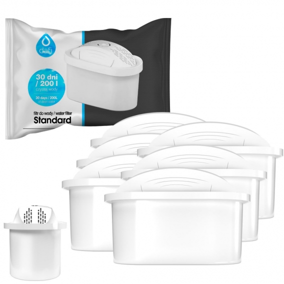 6 Dafi Unimax Wasserfilter Kartuschen passend auch für Brita Maxtra, PearlCo Unimax