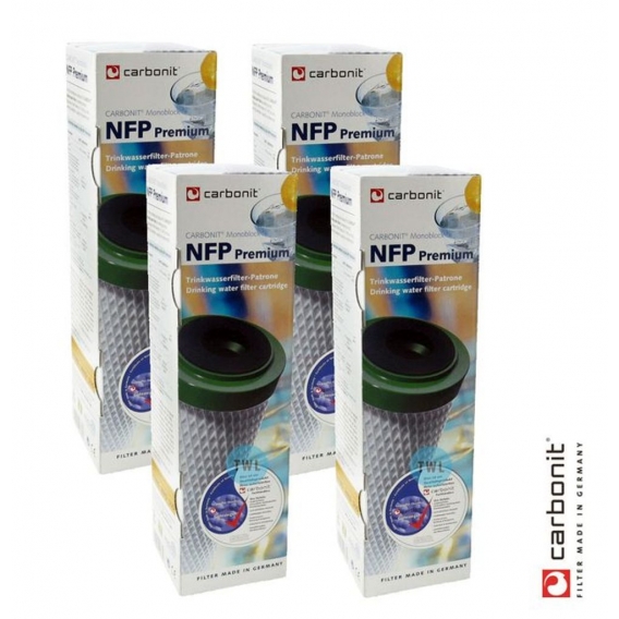 4x Carbonit NFP Premium Monoblock Filterpatrone 0,45 µm  *SPARPREIS*