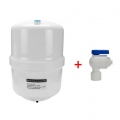 Wassertank Osmose aus Kunststoff 4,0 Gallonen ca. 15 Ltr. brutto - Vorratsbehälter + Tankhahn