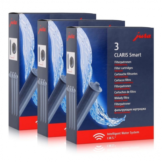 Jura Claris Smart Filterpatronen Vorteilspackung - 3 Wasserfilter (3er Pack)