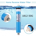 50GPD RO Membran Umkehrosmose Wasserfilter Ersatz Wassersystem Filter Blau