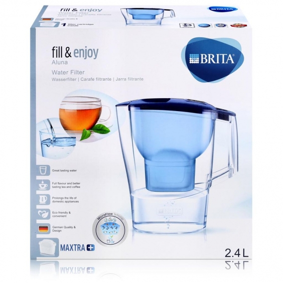 BRITA Aluna Blau 2,4L Wasserfilter inkl. 3x Maxtra+ Kartusche
