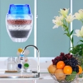 5 Schichten Aktivkohle-Wasserfilter für Küchenarmatur Badezimmer-Wasserhahn-Filter-Reinigungswerkzeug, 3*6cm