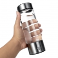 Tragbare Wasserstoff Wasserflasche Integrierter Filter Ionisator Gesund 420ML