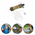 Tragbare Outdoor Survival Wasser Filter Persönliche Schwerkraft Purifier Filtration, für Outdoor Camping Wandern Farbe Dunkelgrü