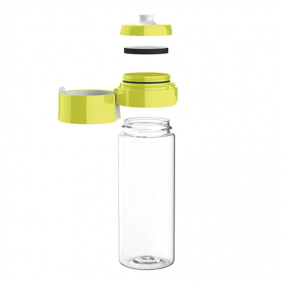 Brita Fill&Go Vital, Wasserfiltration Flasche, 0,6 l, Grün, Transparent