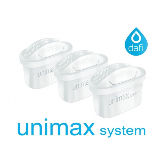 4026 Dafi Unimax Filterkartusche Wasserfilter mit Aktivkohle. Kompatibel mit Brita Maxtra, Aquaphor, Laica, Evolve, Pack :15