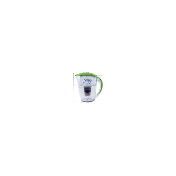 AcalaQuell Swing® Kannen Wasserfilter in himbeere, inkl. 1x Filterkartusche und 1x Mikroschwamm