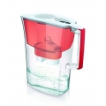 Laica LC1017, Pitcher-Wasserfilter, 3 l, Rot, Transparent