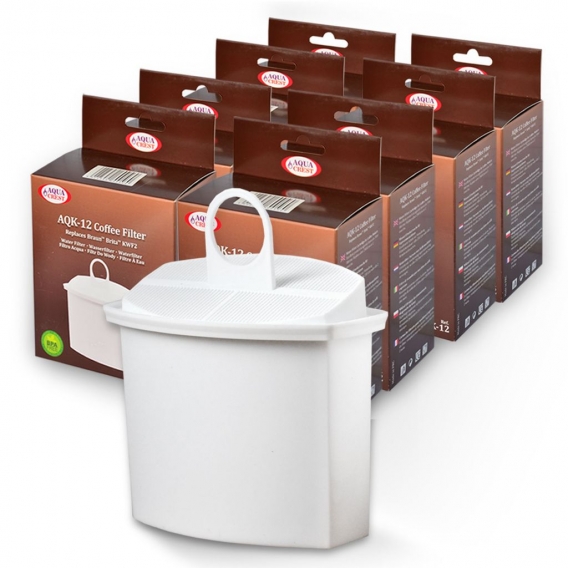 8x Wasserfilter Brita KWF2 kompatibel, für Braun Kaffeemaschinen