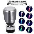 LED Wasserhahn Licht Wasserstrom Beweglicher Wasserhahn Automatisch Mehrere Farben Wechselnder Wasserhahn Wasserhahn fuer Kueche