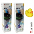 NFP Premium Carbonit Patrone 2er Set Wasserfilter Original + GRATIS Badeente