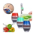 6PCS Mini Wasserhahn Wasserfilter Aktivkohle-runder Hahn Wasser Filter - Mini Home Coconut Aktivkohlefilter - Küche Werkzeug