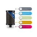 AlbFilter® Duo Active Trinkwasserfilter für den Wasserhahn (schwarz)