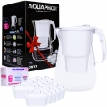 Aquaphor Set Filterkanne Onyx 4.2L weiß + 10x Filterpatrone Aquaphor B100-25 MG