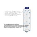 Jiubiaz Wasserfilter für Delonghi Kaffeeautomaten-Wasserfilter kompatibel für DLSC002 ECAM ETAM 60 Liter Wasser  mit Aktivkohle 
