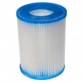 vhbw Filterkartusche kompatibel mit Bestway Flowclear 2.006 l/h, 3.028 l/h Swimmingpool, Filterpumpe - Wasserfilter, Blau, Weiß