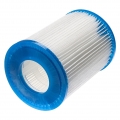 vhbw Filterkartusche kompatibel mit Bestway Flowclear 2.006 l/h, 3.028 l/h Swimmingpool, Filterpumpe - Wasserfilter, Blau, Weiß
