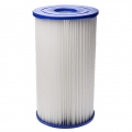vhbw Filterkartusche kompatibel mit Bestway Flowclear 9463 l/h Swimmingpool, Filterpumpe - Wasserfilter, Blau, Weiß