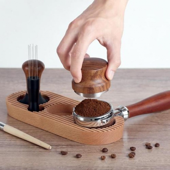 Anti-Rutsch-Filter Sabotagehalter Verteiler Matte Rack Kaffeezubehör Leicht zu reinigen für Küche Restaurant Bar Barista Farbe G