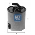 1x UFI KRAFTSTOFFFILTER Filtereinsatz mit Wassersensor 24.006.00