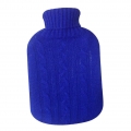 1 stück heißer wasser flasche abdeckung (das Heiße Wasser Flasche ist Nicht Enthalten) Farbe Blau
