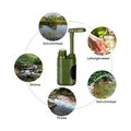 3000L Outdoor Wasserfilter, tragbarer Wasseraufbereiter Set, Outdoor Notfall Survival Wasserfilter für Camping Wandern Reisen (A