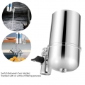 Wasserfilter Wasserhahn,  Prämie Wasser Filtersystem Tischwasserfilter mit Wasser Filterkartuschen, Küchenzubehör für Gesunder L