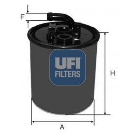 More about 1x UFI KRAFTSTOFFFILTER Filtereinsatz ohne Wassersensor 24.416.00