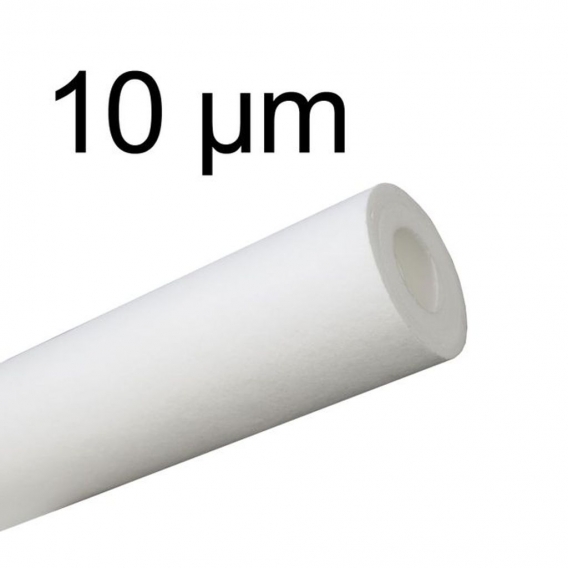 20' (Zoll) Sediment Wasserfilter Schaum - Slim - 10 µm - aus Polypropylen