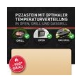 Pizza Divertimento Pizzastein für Backofen und Gasgrill – Mit Pizzaschieber – Pizza Stein aus Cordierit – Pizza Stone für knuspr