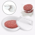 Kunststoff Burger Presse-Nicht-Stick Hamburger Patty Maker Form-Fleisch Rindfleisch Schweinefleisch Lamm Käse Halal Mutter Veg v