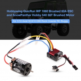 More about Hobbywing QuicRun WP 1060 Geb°îrstet 60A ESC 2-3S 6V / 3A BEC und SnowPanther Hobby 540 55T Geb°îrstet Motor f°îr 1/10 Axial SCX