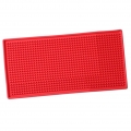 Gummimatte Abtropfmatte, Hitzebeständig und Rutschfest, für Küchenarbeitsplatten, Rot, 30x15x1cm