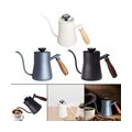 3 Stück Edelstahl-Heißwasser-Kaffeekessel-Durchflussauslauf und Thermometer