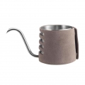 Übergießen Wasserkocher Schwanenhals Langer schmaler Auslauf Handtropfauslauf Kaffee  Wasserkocher - 250ml Farbe Silber