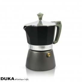 More about DUKA TRYCK Druckkaffeemaschine für 3 Tassen, schwarzes Aluminium