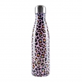 Hype - Wasserflasche "Disco Leopard", Metall HY4800 (Einheitsgröße) (Bunt)
