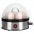 350W Eierkocher, multifunktionaler Haushalts Eierdampfer, kann 7 Eier kochen, Edelstahl Frühstücksmaschine